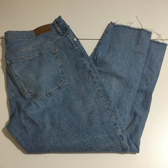 Madewell Womens The Perfect Vintage Jeans Size 32 Distressed - Picture 1 of 14